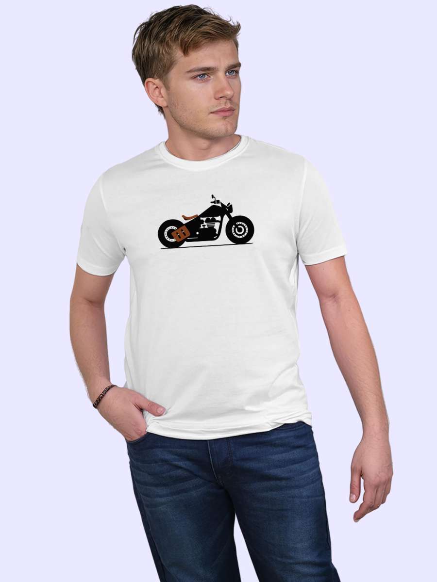 Bike T-Shirt For Men - Half Sleeve - Image 4