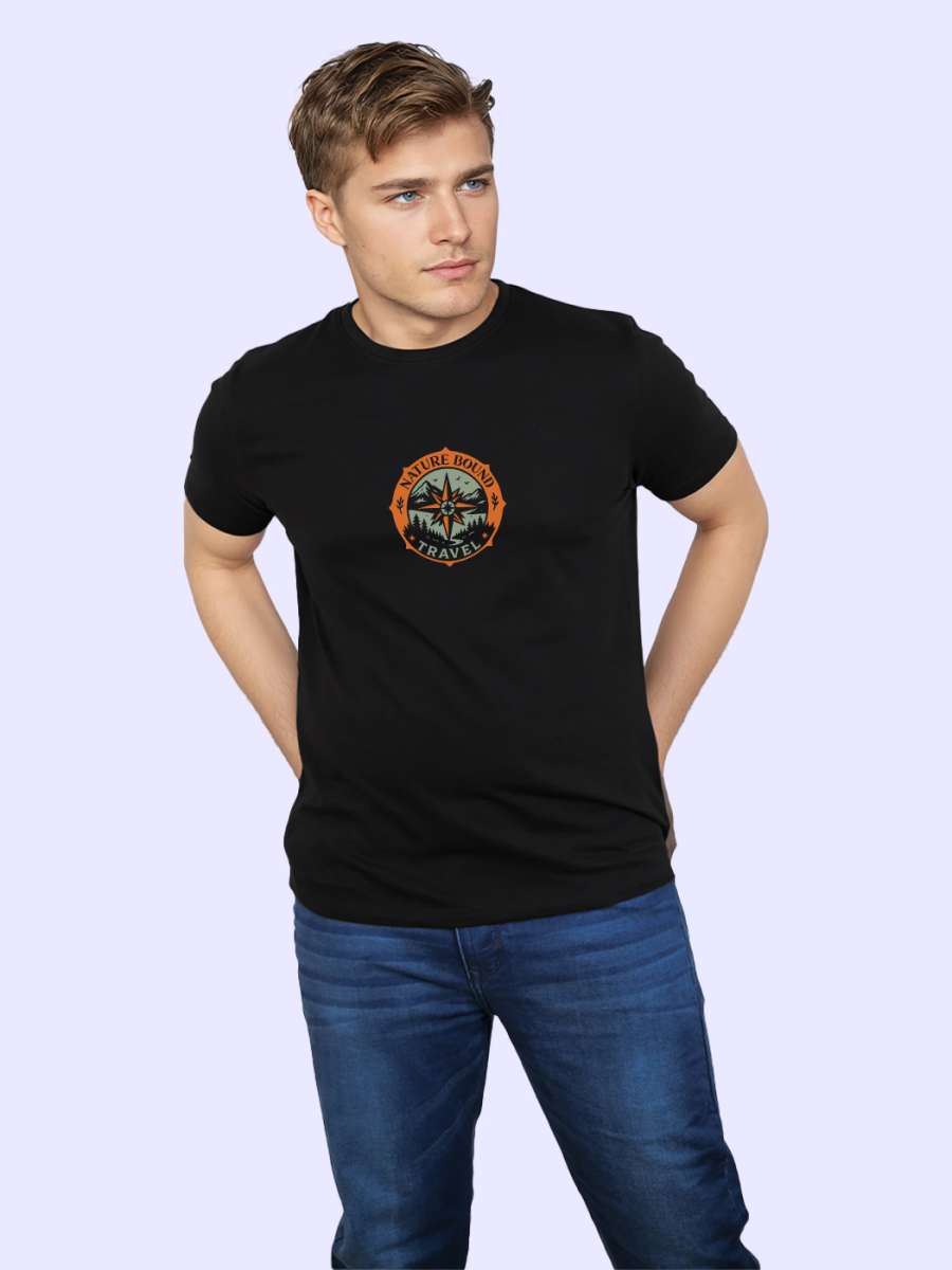 Nature Bound T-Shirt For Men - Half Sleeve - Image 3