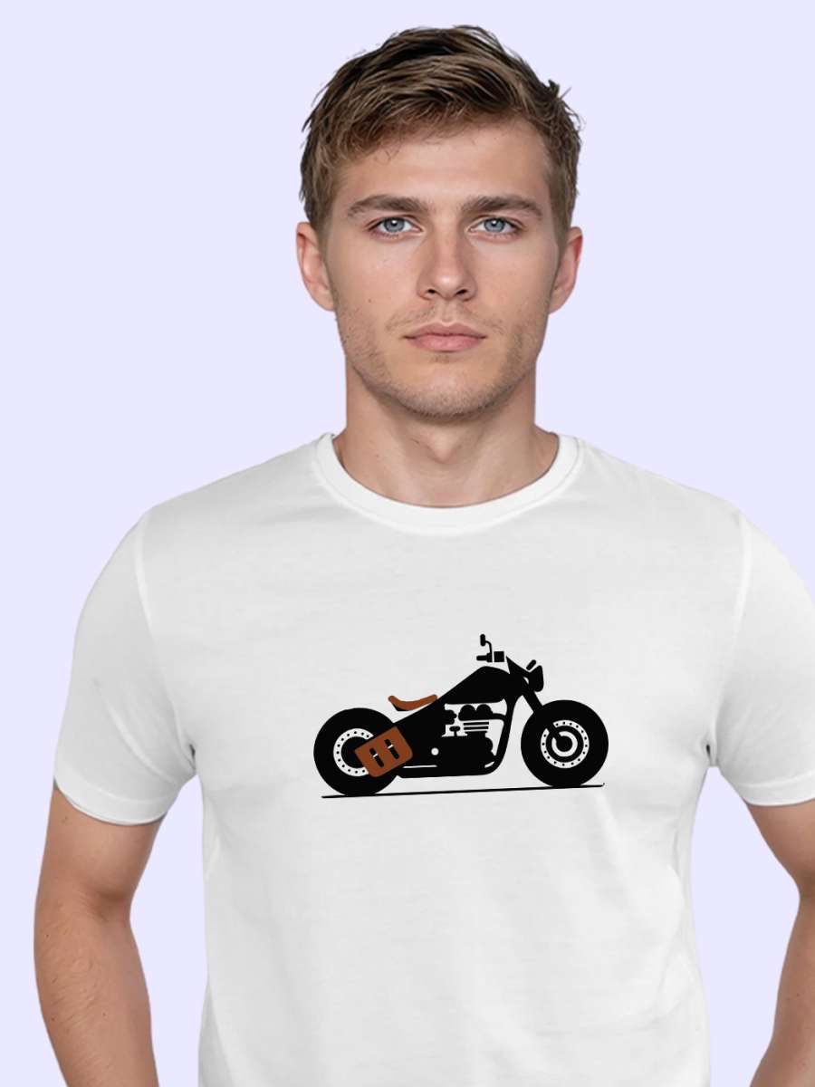 Bike T-Shirt For Men - Half Sleeve - Image 2