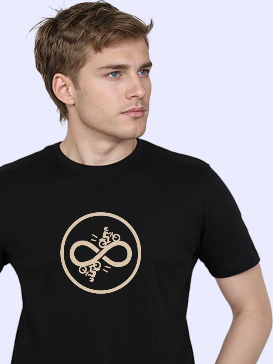 Infinity Ride T-Shirt For Men - Half Sleeve - Image 2