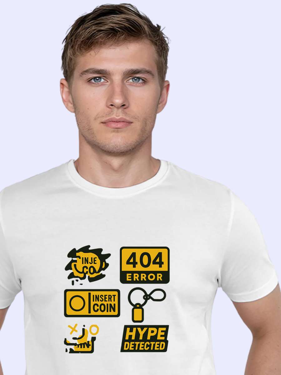 Hype T-Shirt For Men - Half Sleeve - Image 2