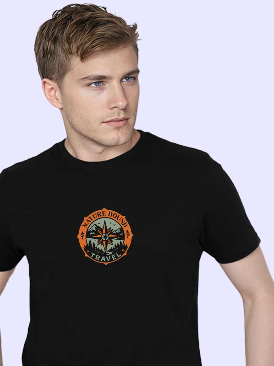 Nature Bound T-Shirt For Men - Half Sleeve - Image 2