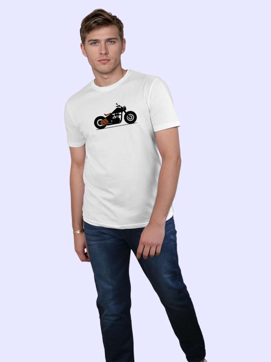 Bike T-Shirt For Men - Half Sleeve - Image 3