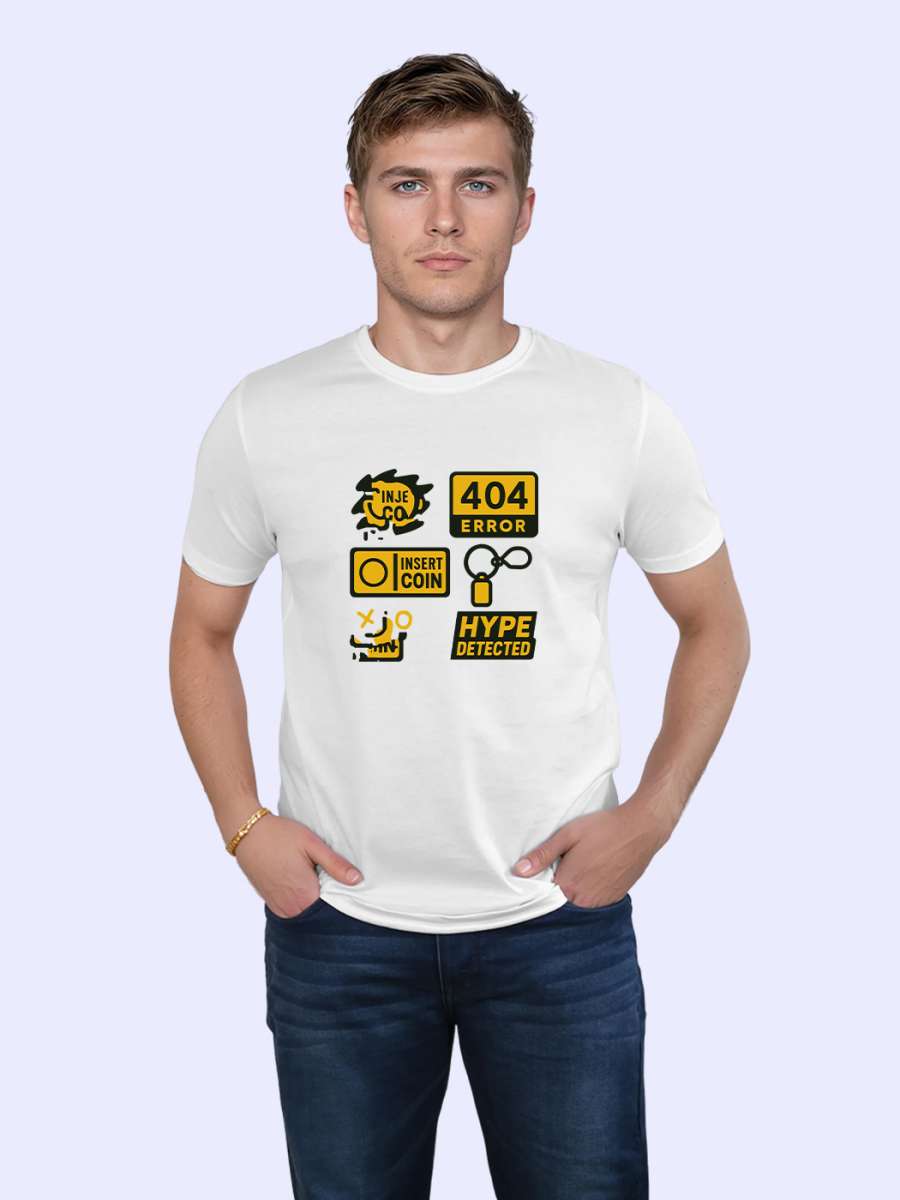 Hype T-Shirt For Men - Half Sleeve - Image 3