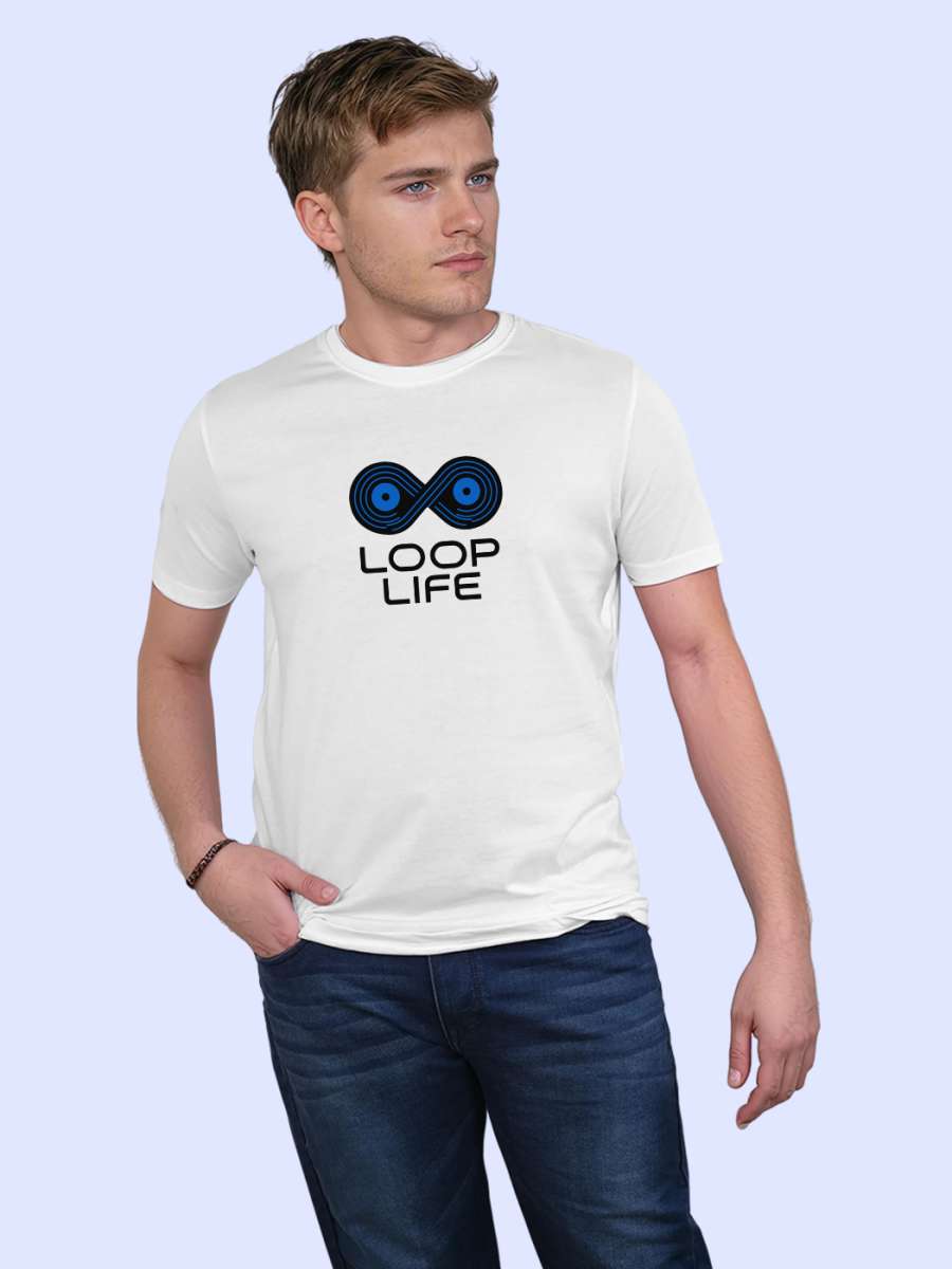 Loop Life T-Shirt For Men - Half Sleeve - Image 3