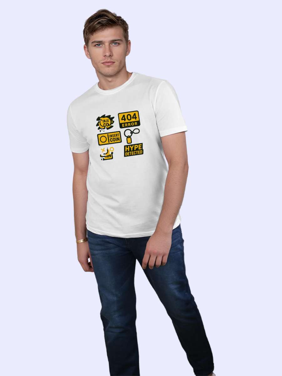 Hype T-Shirt For Men - Half Sleeve - Image 4