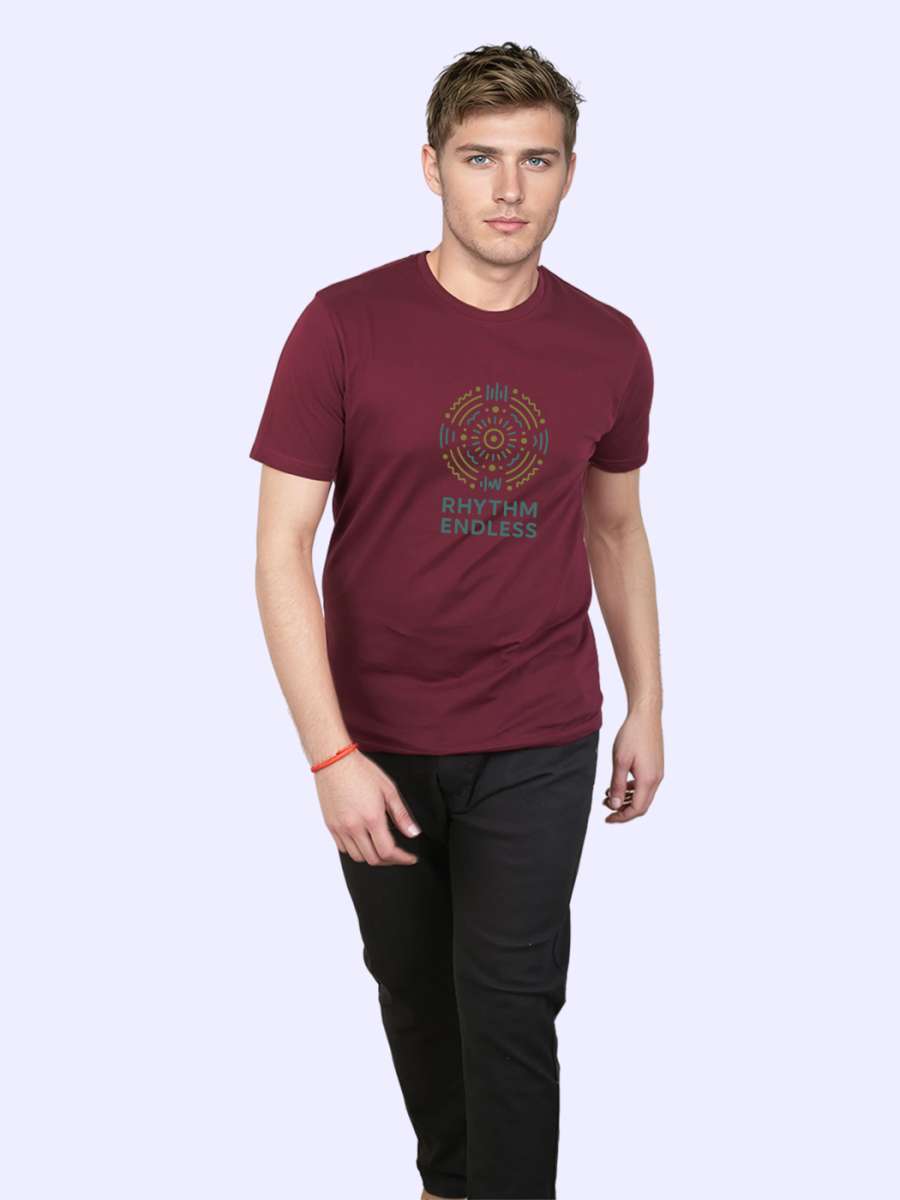 Rhythm Endless T-Shirt For Men - Half Sleeve - Image 4