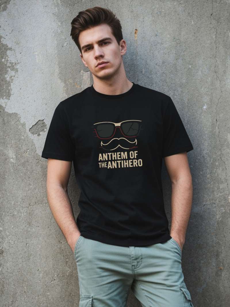 Anthem Of The Antihero T-Shirt For Men - Half Sleeve