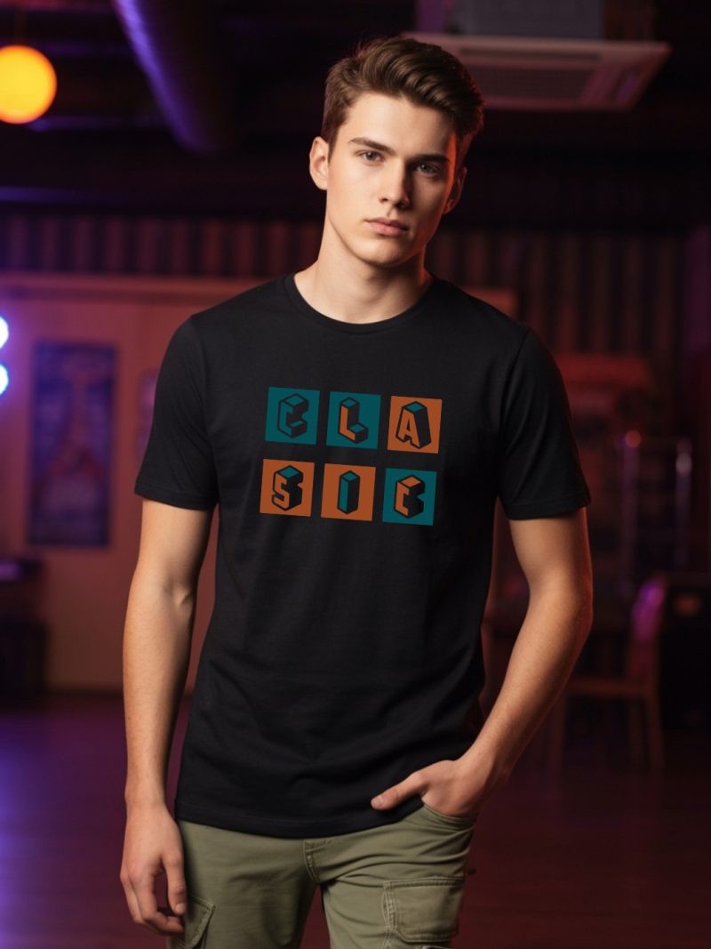 Clasic T-Shirt For Men - Half Sleeve