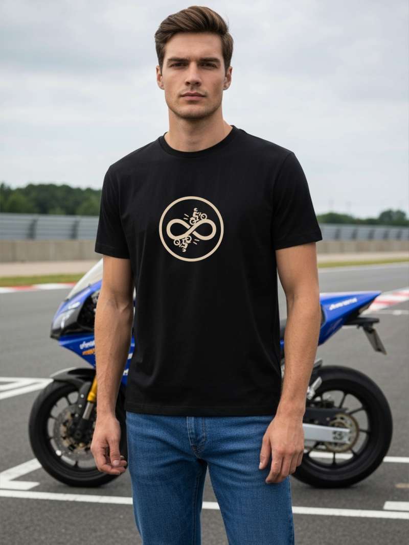 Infinity Ride T-Shirt For Men - Half Sleeve