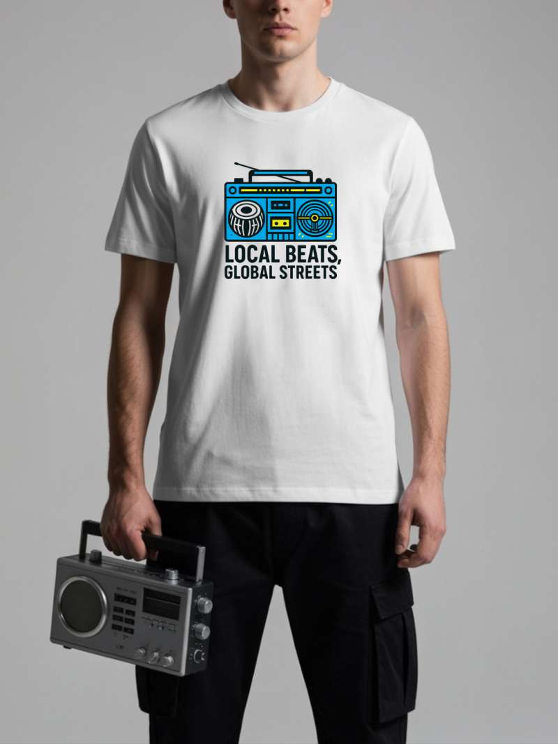 Local Beats T-Shirt For Men - Half Sleeve