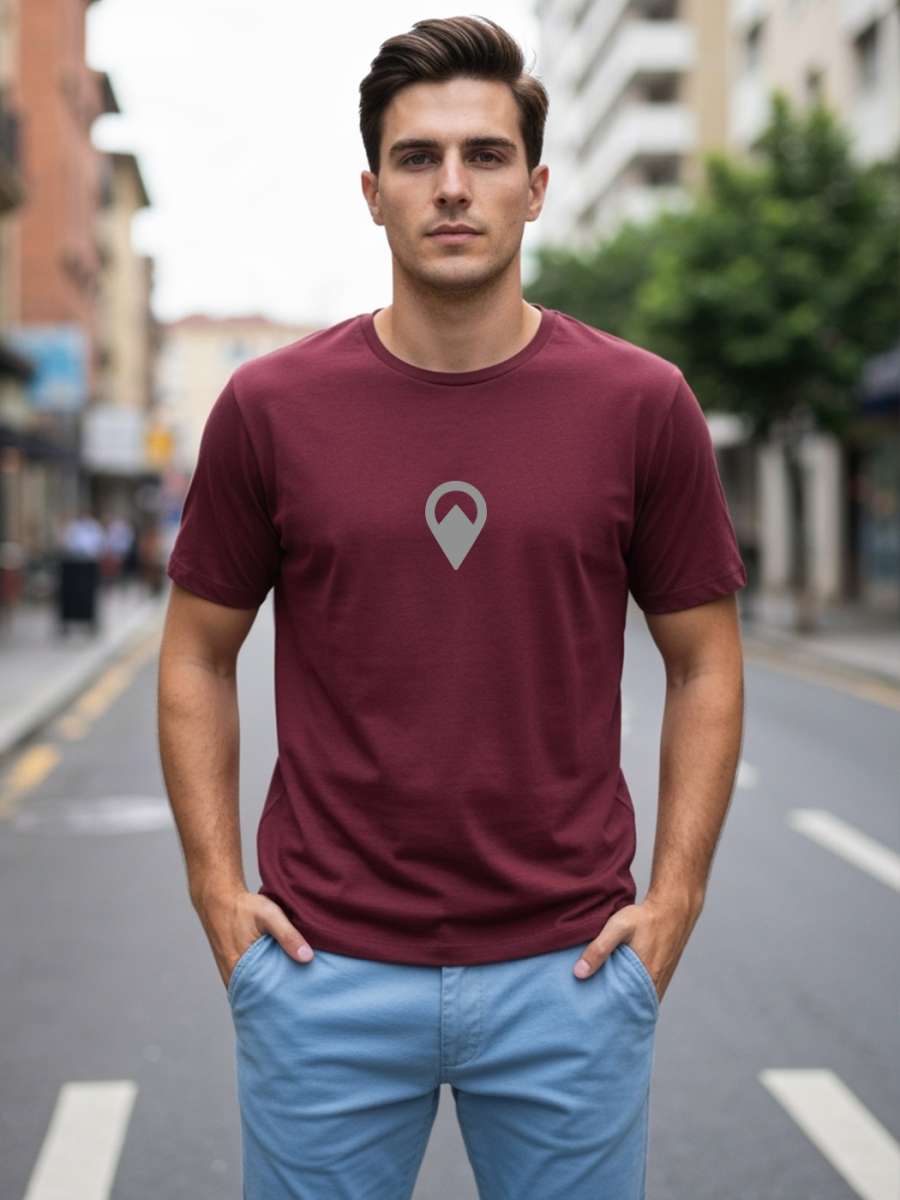 Travel Location T-Shirt For Men - Half Sleeve