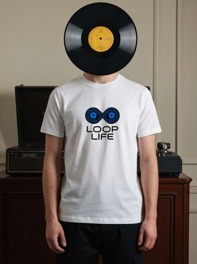 Loop Life T-Shirt For Men - Half Sleeve