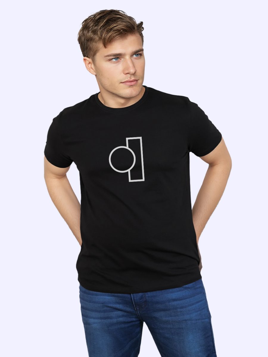 Shapes T-Shirt For Men - Half Sleeve - Image 3