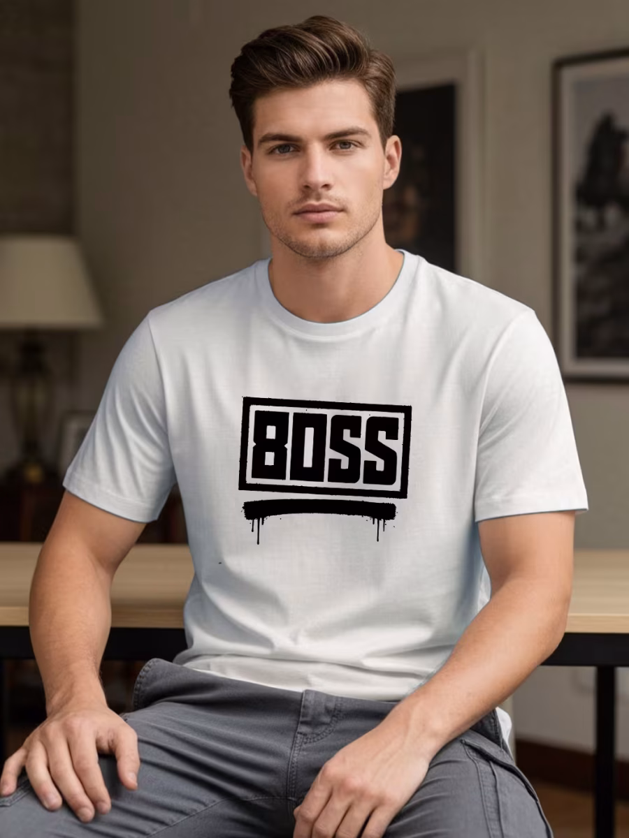 BOSS T-Shirt For Men - Half Sleeve