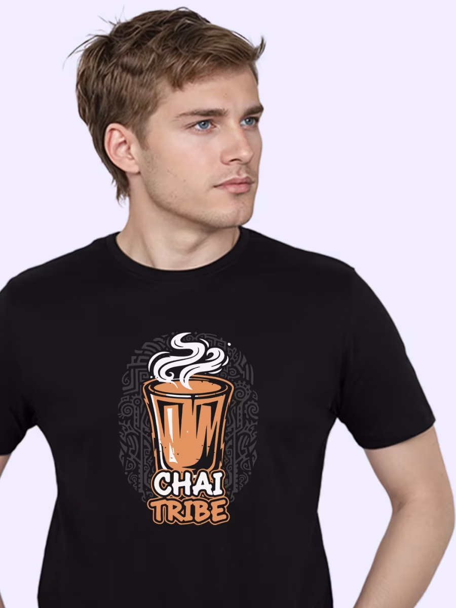 Chai Tribe T-Shirt For Men - Half Sleeve - Image 2