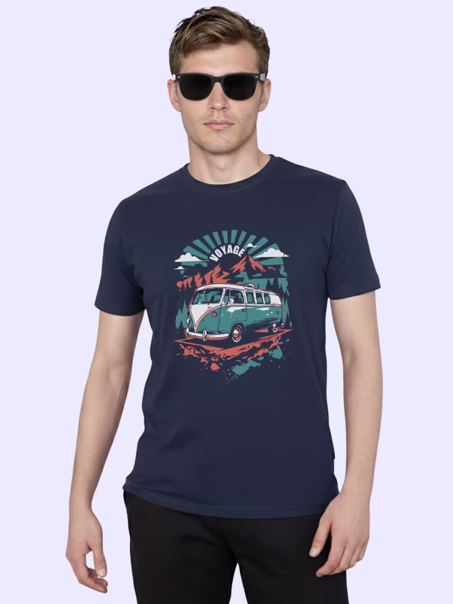 Voyage T-Shirt For Men - Half Sleeve - Image 3