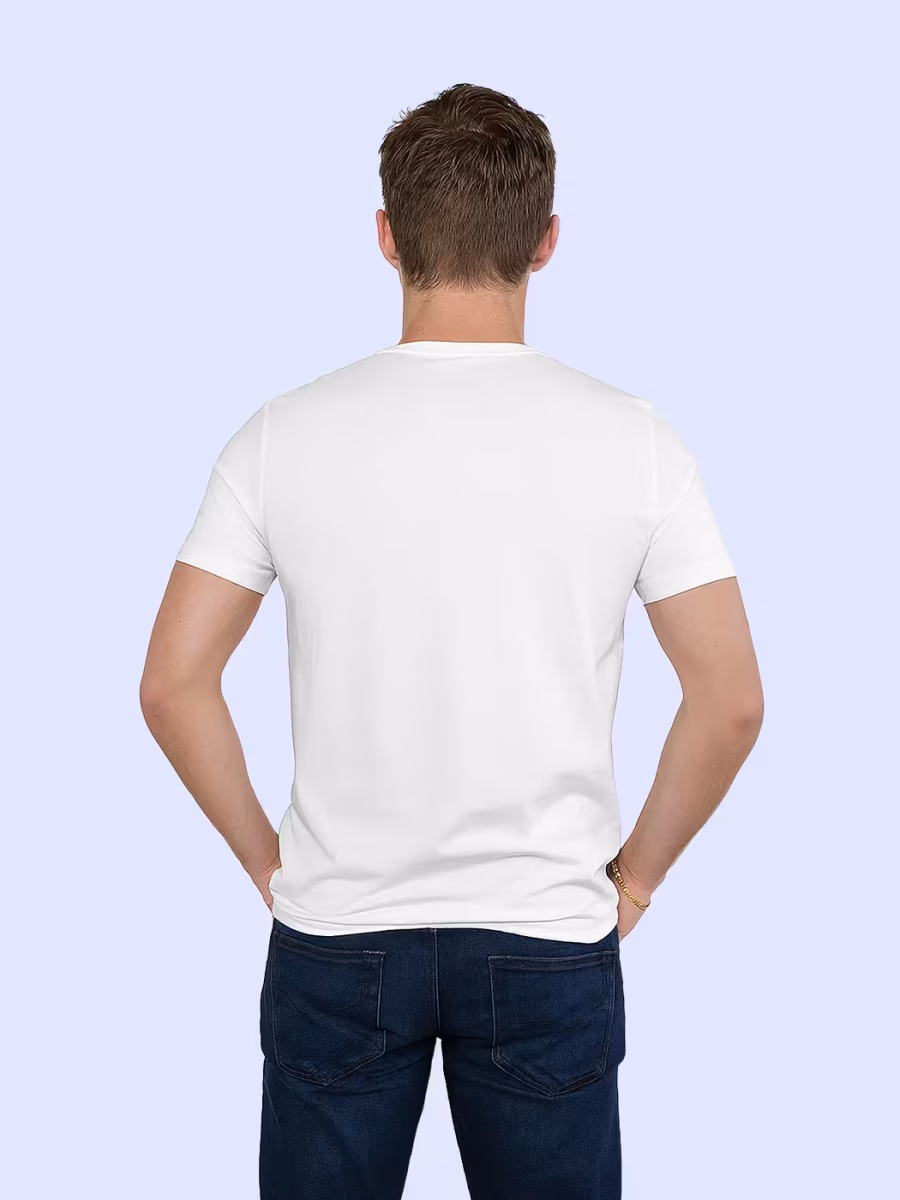 Nature Peace T-Shirt For Men - Half Sleeve - Image 5