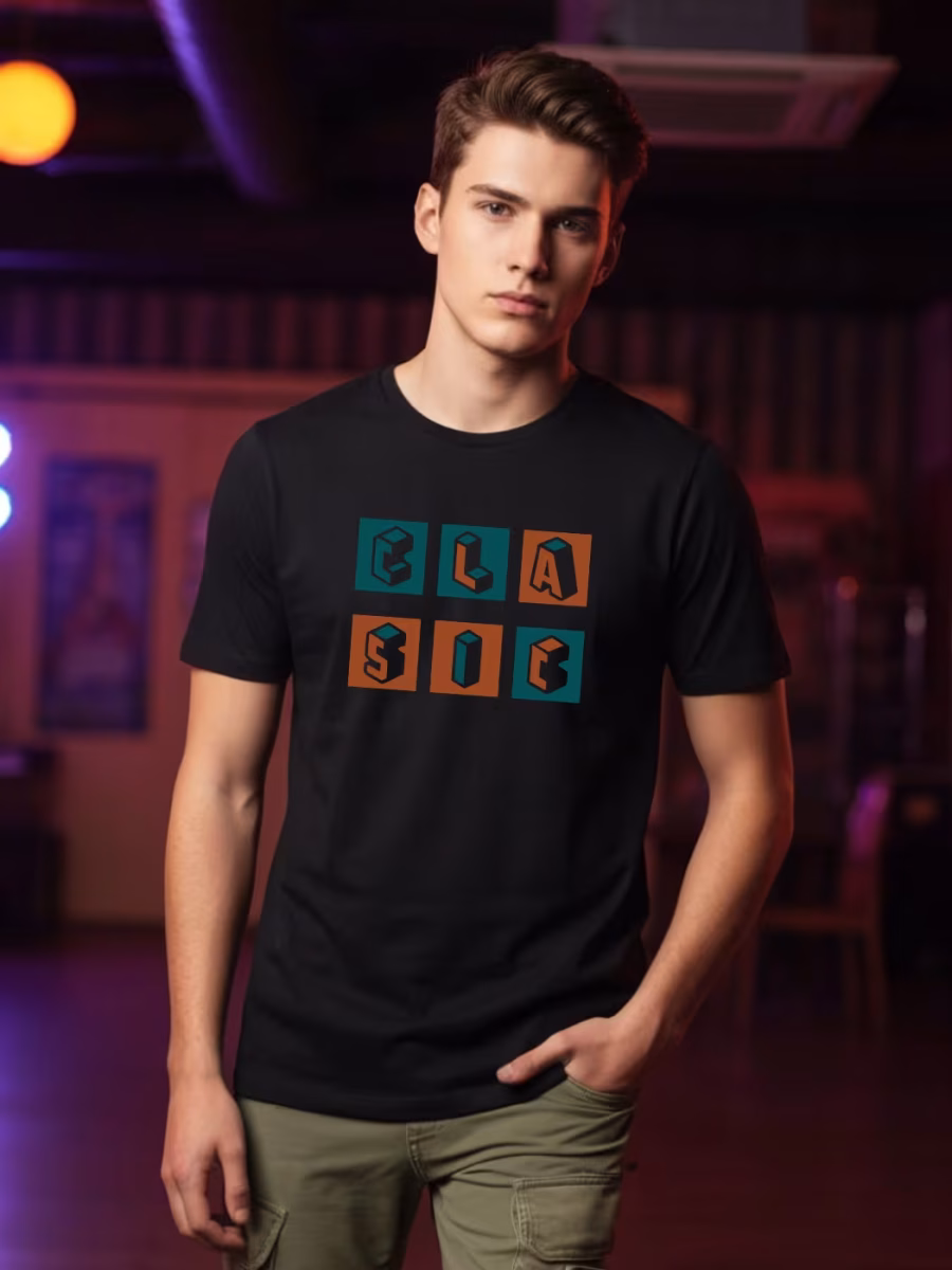 Clasic T-Shirt For Men - Half Sleeve