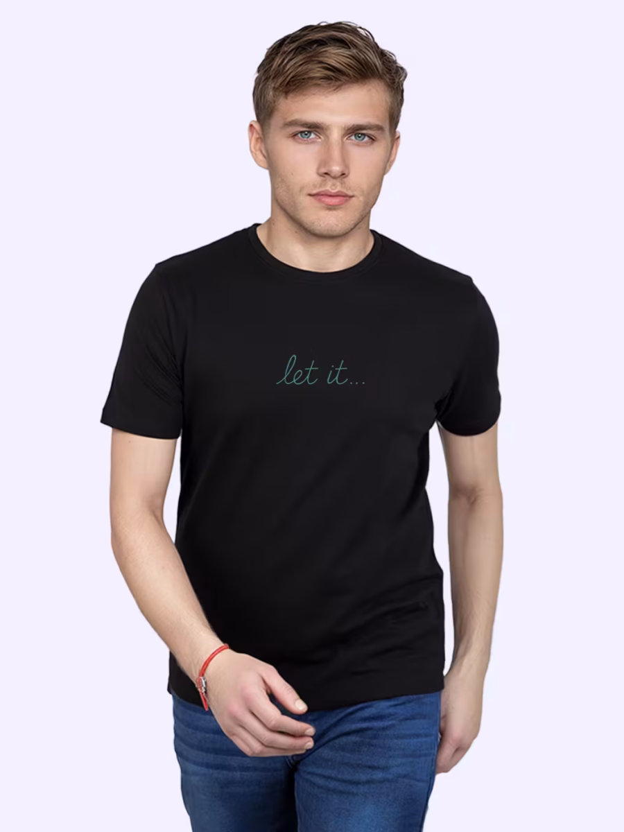 Let It T-Shirt For Men - Half Sleeve
