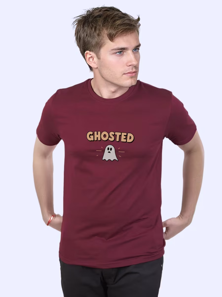 Ghosted T-Shirt For Men - Half Sleeve