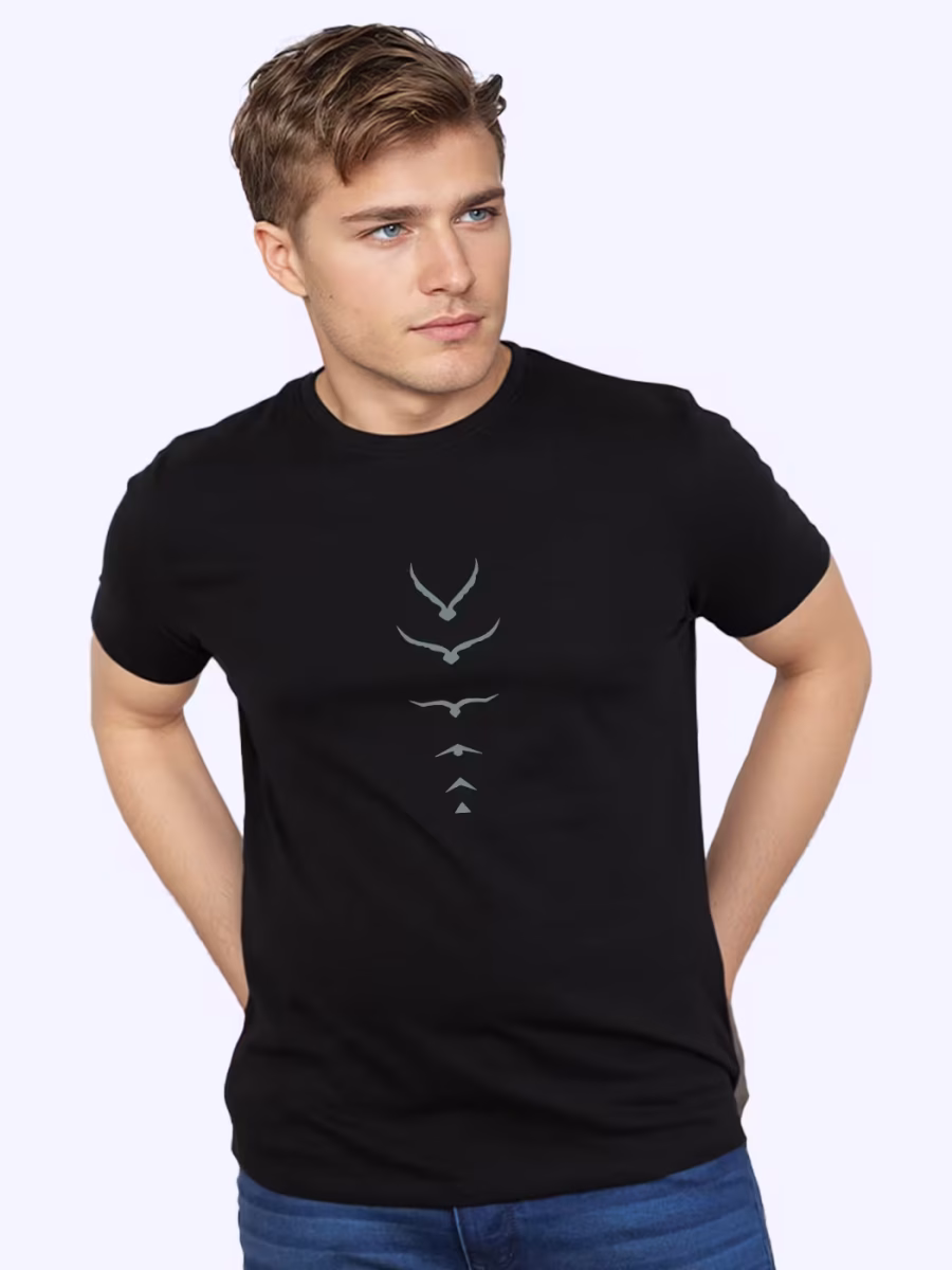 Wings T-Shirt For Men - Half Sleeve