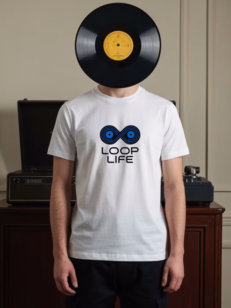 Loop Life T-Shirt For Men - Half Sleeve