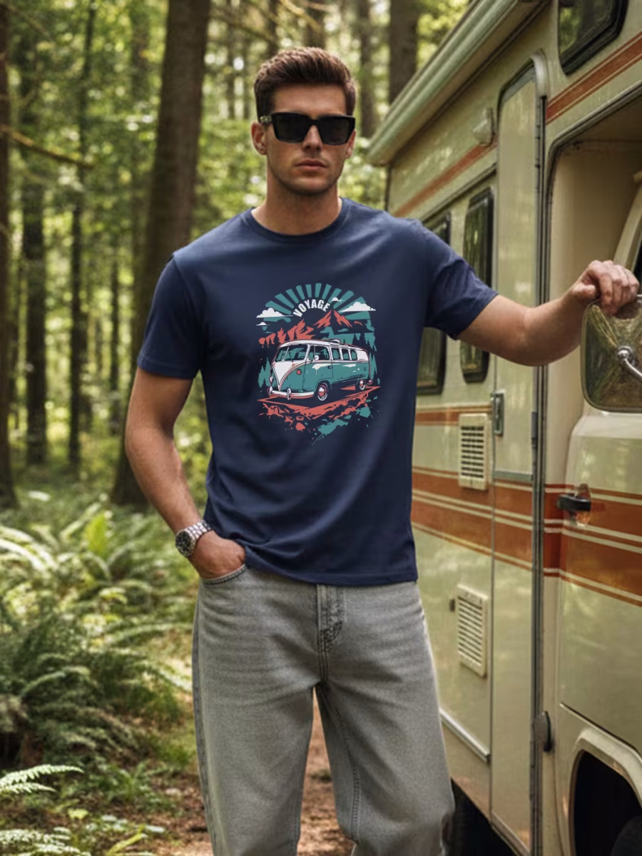 Voyage T-Shirt For Men - Half Sleeve