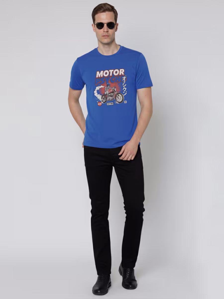 Motor Psycho T-Shirt For Men - Half Sleeve - Image 4