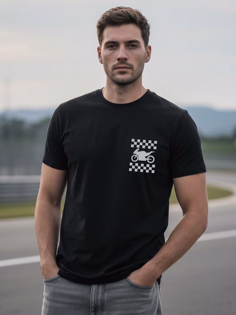 Bike Race T-Shirt For Men - Half Sleeve